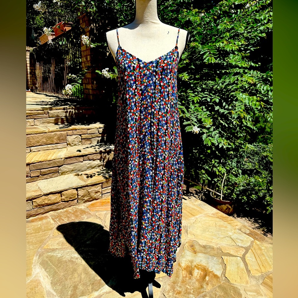 Vintage Gap Floral Midi (w/ pockets!)